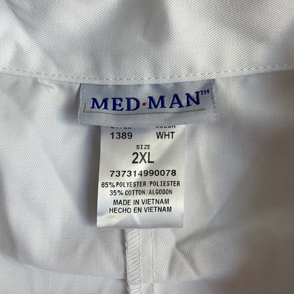 Cherokee Medman 31 Scrub Consultation Lab Coat XXL - Picture 5 of 7